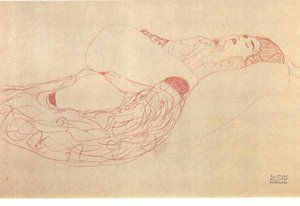 Reclining महिला अर्ध नग्न जर्मन: झूठ बोलना Halbaktn